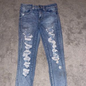 American Eagle Ripped Skinny Jeans